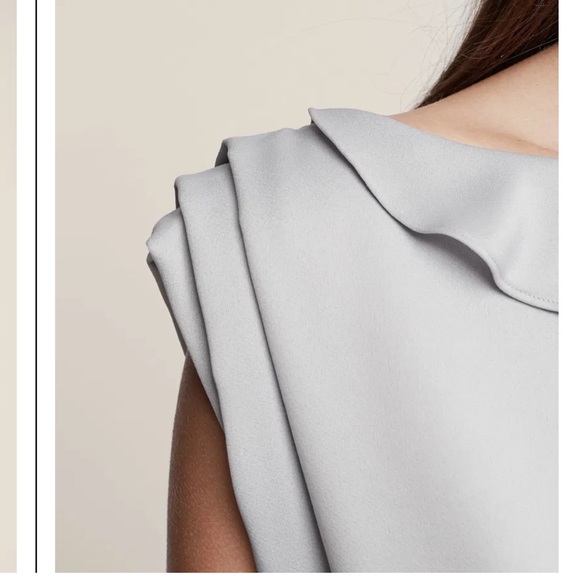 Reiss Tyra Ruffle-Detail Dress sz 10 - Picture 13 of 15